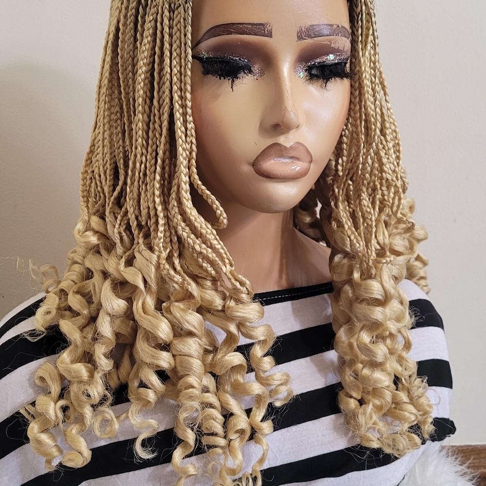 Blonde Braided Wig for Women
